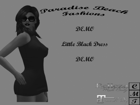Second Life Marketplace - 1019 - DEMO - Paeradise Beach Dress